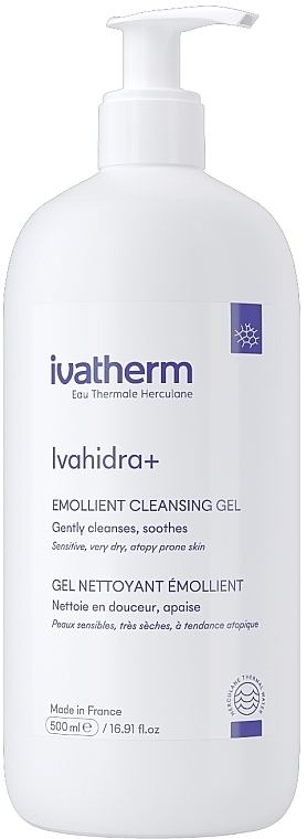 Cleansing Gel for Sensitive, Dry & Atopic Skin - Ivatherm Ivahidra+ Hydrating Cleansing Gel — photo N4