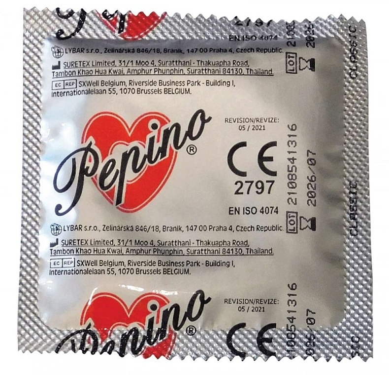 コンドーム、20個 - Pepino Classic — photo N2