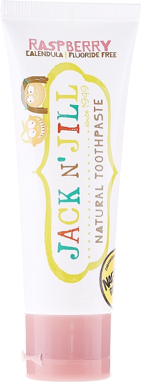 Kids Toothpaste with Calendula, Raspberry Flavor - Jack N' Jill — photo N3