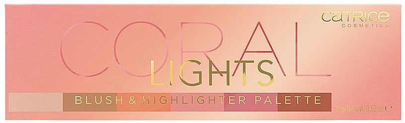 Blush & Highlighter Palette - Catrice Coral Lights Blush & Highlighter Palette — photo N1