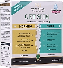 Slimming Complex, 90 pcs - Noble Health Get Slim Morning & Night — photo N2