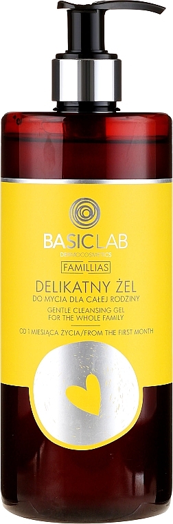 Family Gentle Cleansing Gel - BasicLab Dermocosmetics Famillias — photo N83
