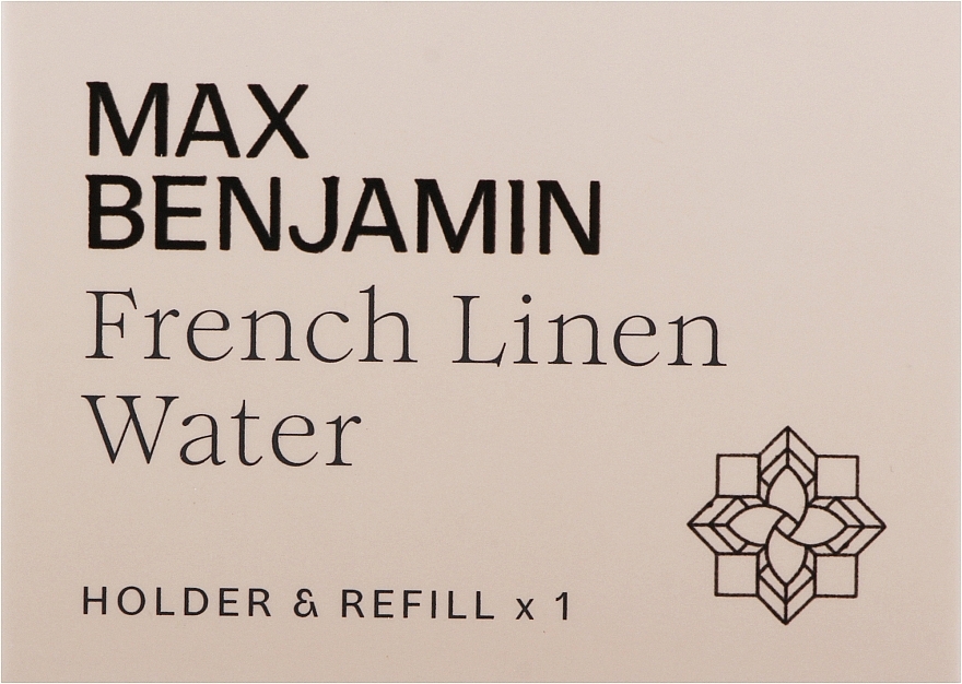 Car Perfume - Max Benjamin Car Fragrance French Linen Water Holder & Refill — photo N2