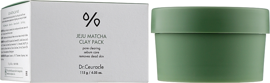 Face Cleansing Matcha Clay Mask - Dr.Ceuracle Jeju Matcha Clay Pack — photo N2