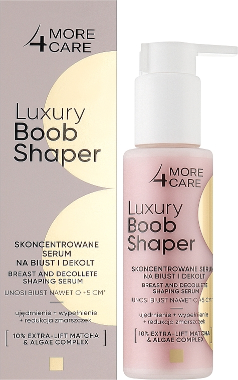 Concentrated Bust & Décolleté Serum - More4Care Luxury Boob Shaper Breast And Decollete Shaping Serum — photo N14