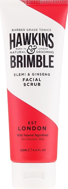 Shave Prep Face Peeling - Hawkins & Brimble Elemi & Ginseng Pre Shave Scrub — photo N2