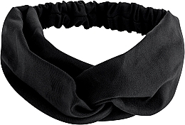 Fragrances, Perfumes, Cosmetics Denim Twist Headband, black - MAKEUP Hair Accessories