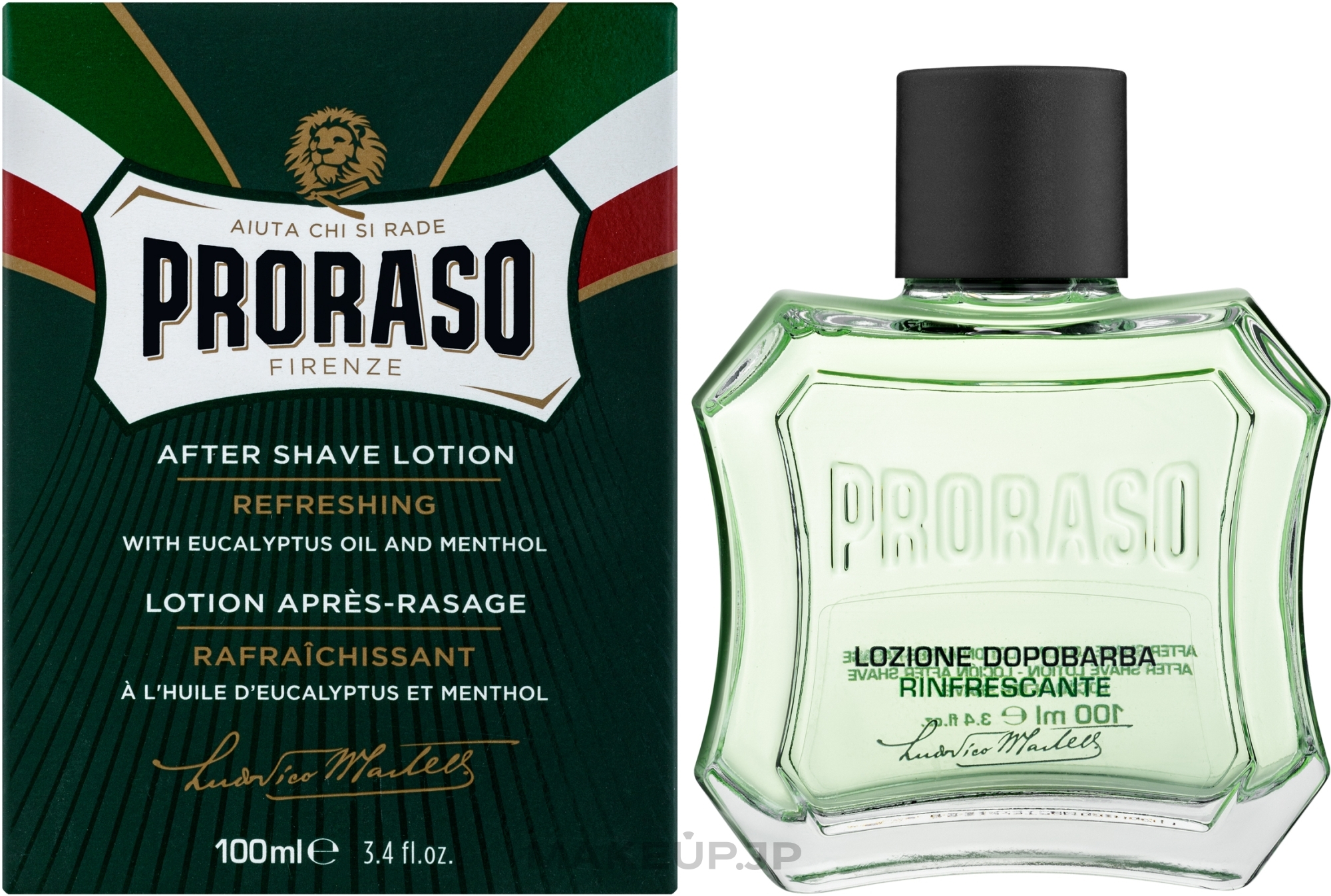 After Shave Lotion with Menthol and Eucalyptus - Proraso Green After Shave Lotion — photo 100 ml