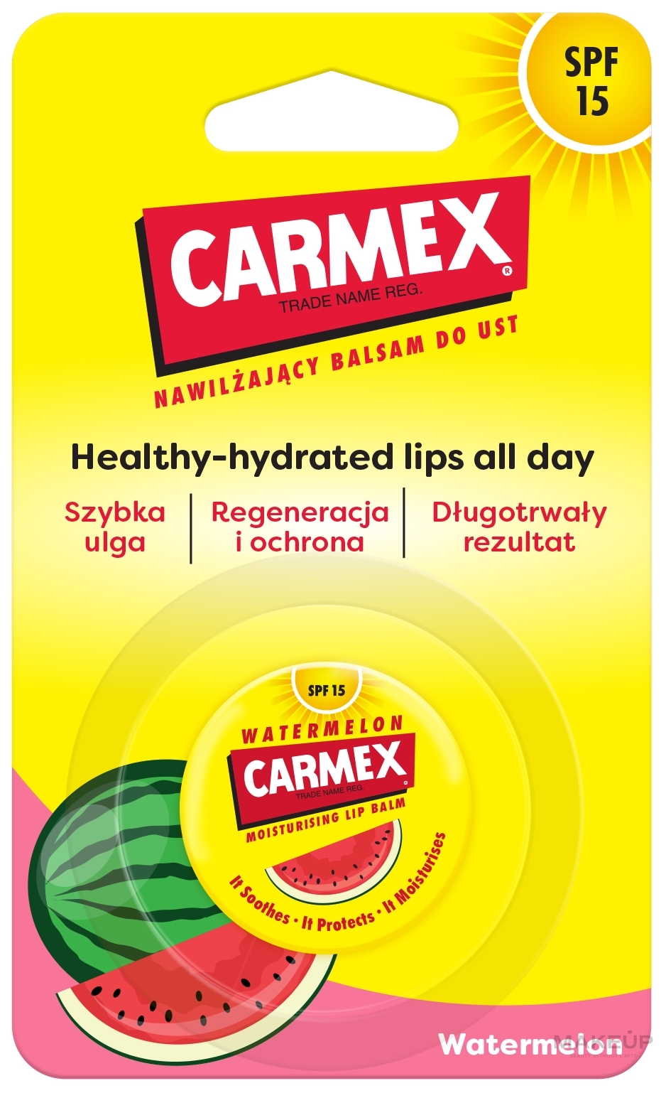 Lip Balm - Carmex Lip Balm Water Mellon — photo 7.5 g