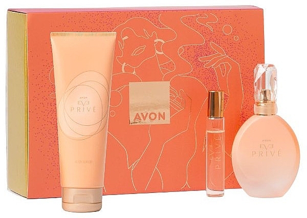 Avon Eve Prive - Set (edp/50ml + edp/10ml + b/lot/125ml) — photo N1