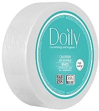 Depilatory Strips in Roll, 7x22cm, 100 pcs, white - Doily — photo N2