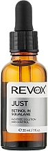 Water-Free Solution Face & Neck Retinol In Squalane - Revox Just Retinol In Squalane — photo N1