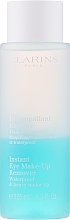 Heavy Waterproof Quick Makeup Remover - Clarins Instant Eye Make-Up Remover — photo N1