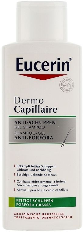 Anti-Dandruff Shampoo for Oily Hair - Eucerin DermoCapillaire Anti-Dandruff Gel Shampoo — photo N2