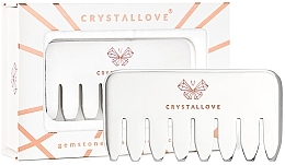 Scalp & Body Comb, stainless steel - Crystallove Cryo Ice Comb — photo N1