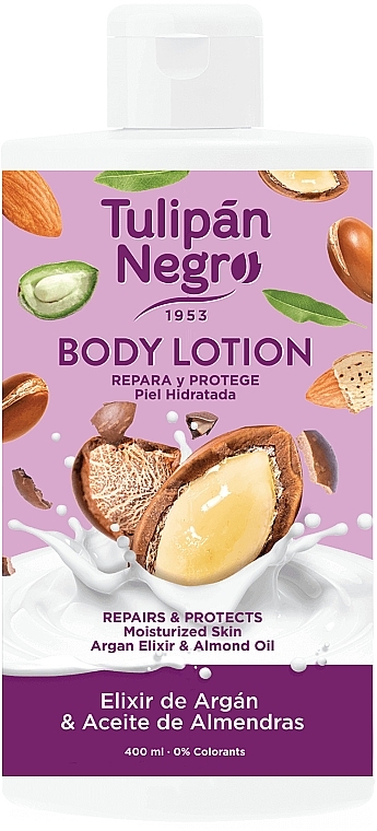 Argan & Almond Oil Body Lotion - Tulipan Negro Elixir Argan & Almond Oil Body Lotion — photo N1