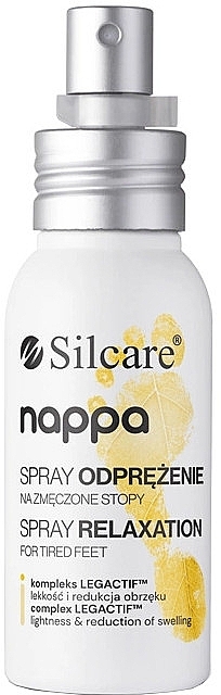 Relaxing Spray for Swollen and Tired Feet - Silcare Nappa Relaxing Spray For Swollen And Tired Feet — photo N1