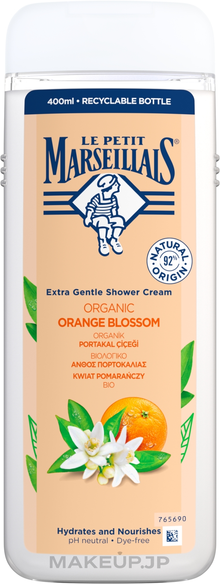 Shower Gel "Orange Tree Flower" - Le Petit Marseillais — photo 400 ml