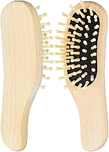 Fragrances, Perfumes, Cosmetics Wooden Hair Brush, 13.5 cm - Laskovaya