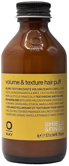 Volumizing Powder - Oway Volume & Texture Hair Puff	 — photo N1