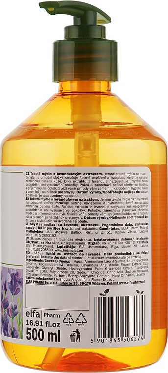 Liquid Soap with Lavender Oil - O’Herbal Lavender Liquid Soap — photo N6