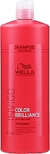 Color Protection Shampoo for Colored & Natural Hair - Wella Professionals Invigo Brilliance Fine Hair Shampoo — photo N4