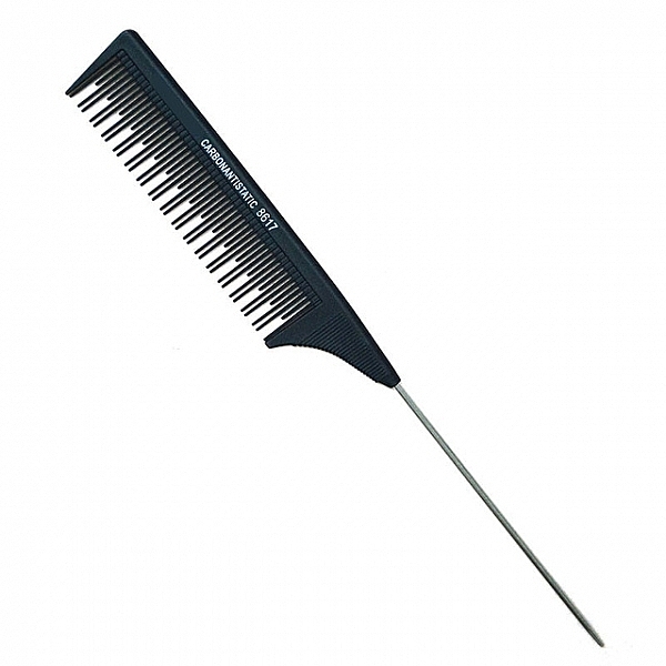 Taming Hair Comb with Metal Comb, 8617 - Deni Carte — photo N1