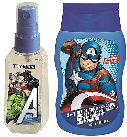 Set - Lorenay Marvel Avengers (edt/90ml + shmp/200ml + bag) — photo N2