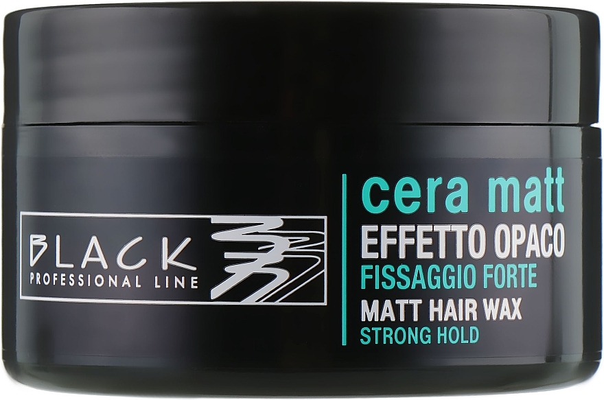 Wax with Matte Effect - Black Professional Line Cera Matt Effetto Opaco — photo N1