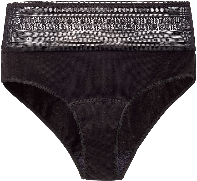 Menstrual Panties for Women 'Olivia', black - BNB — photo N1