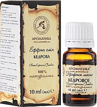 Fragrances, Perfumes, Cosmetics Essential Oil ‘Cedarwood’ - Aromatika 