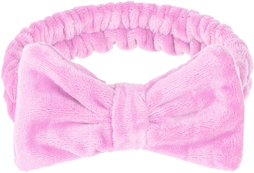 Cosmetic Hair Band, pink "Wow Bow" - MAKEUP Pink Hair Band — photo N6