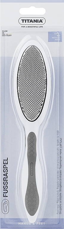 Double-Sided Foot File, grey - Titania — photo N1