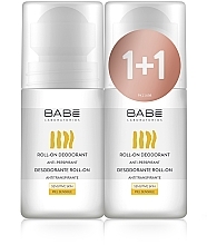 Fragrances, Perfumes, Cosmetics Sensitive Skin Deodorant Set - Babe Laboratorios Roll-On Deodorant Sensetive And Delicate Skin (deo/2x50ml)