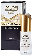Fragrances, Perfumes, Cosmetics Lifting Eye Cream - Dr.Sea Gold & Peptide Complex Eye Lifting Cream