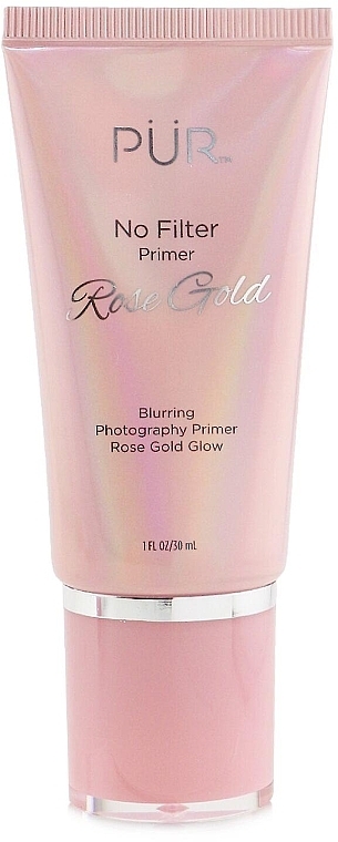 Face Primer - Pur No Filter Blurring Photography Primer Rose Gold Glow — photo N4