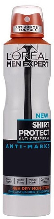 Deodorant-Antiperspirant 'Shirt Protect' - L'Oreal Paris Men Expert Shirt Protect 48h Anti-perspirant Deodorant — photo N2