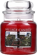 Scented Candle in Jar "Apple Tree", glass cap - Village Candle Apple Wood — photo N1