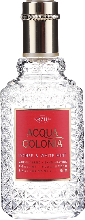 Maurer & Wirtz 4711 Aqua Colognia Lychee & White Mint - Set (edc/50ml + sh/gel/75ml) — photo N10