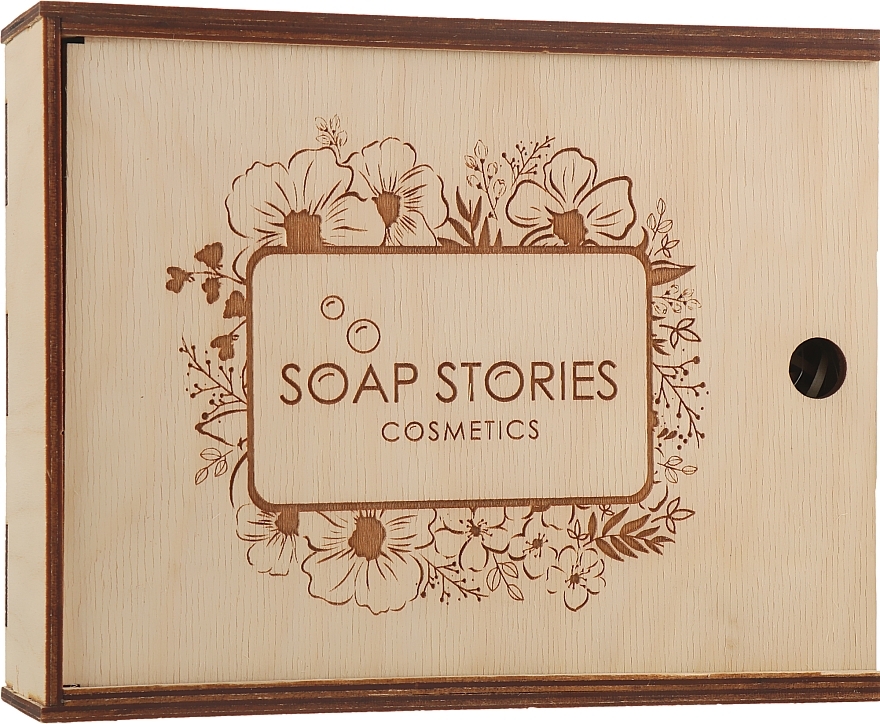 Set "Seductive Strawberry" - Soap Stories (b/butter/100g + b/scrub/200g + lip/scrub/25g + lip/balm/10g + soap/2x120g)	 — photo N20