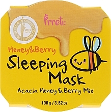 Fragrances, Perfumes, Cosmetics Nourishing Night Mask with Acacia Honey & Wild Berries - Prreti Honey & Berry Sleeping Mask