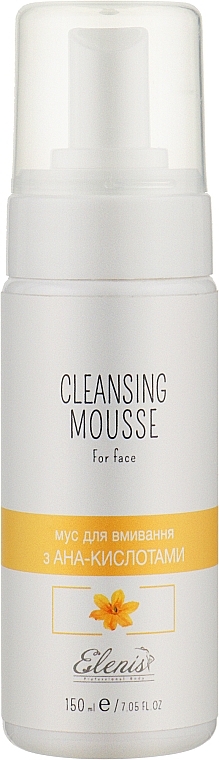 Face Cleansing AHA Mousse - Elenis Primula Cleansing Mousse — photo N1