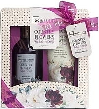 Fragrances, Perfumes, Cosmetics Beauty Set - IDC Institute Country Flowers (sh/gel/300ml + b/lot/210ml)