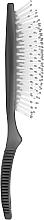 Massaging Hair Brush, 10 rows, gray - Titania — photo N2