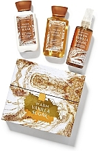 Fragrances, Perfumes, Cosmetics Bath and Body Works Warm Vanilla Sugar - Set (sh/gel/88ml + body/lot/88ml + body/mist/88ml)