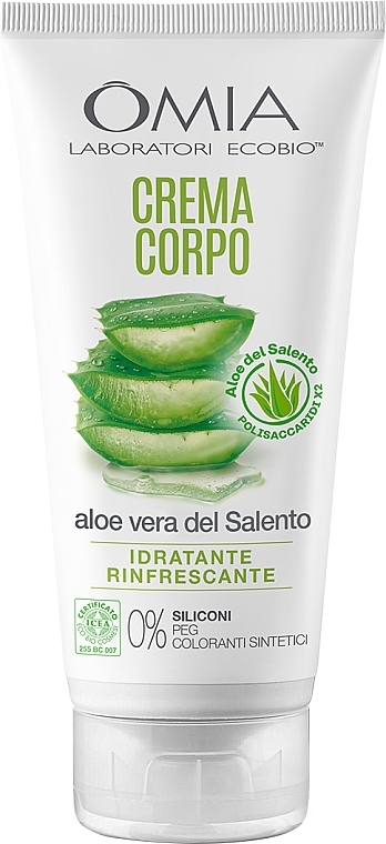 Aloe Vera Body Cream - Omia Laboratori Ecobio Aloe Body Cream — photo N1