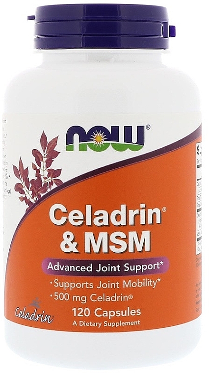 Celadrin Dietary Supplement, 120 capsules - Now Foods Celadrin & MSM — photo N1