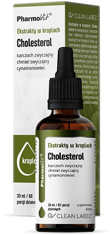 Dietary Supplement 'Cholesterol', drops - Pharmovit Clean label Cholesterol — photo N4