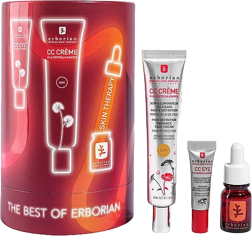 Set - Erborian The Best Of Erborian Clair (cc/cr/45ml + eye/cr/3ml + f/oil/10ml) — photo N1