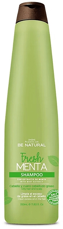 Shampoo for Oily Hair - Be Natural Fresh Menta Shampoo — photo N1